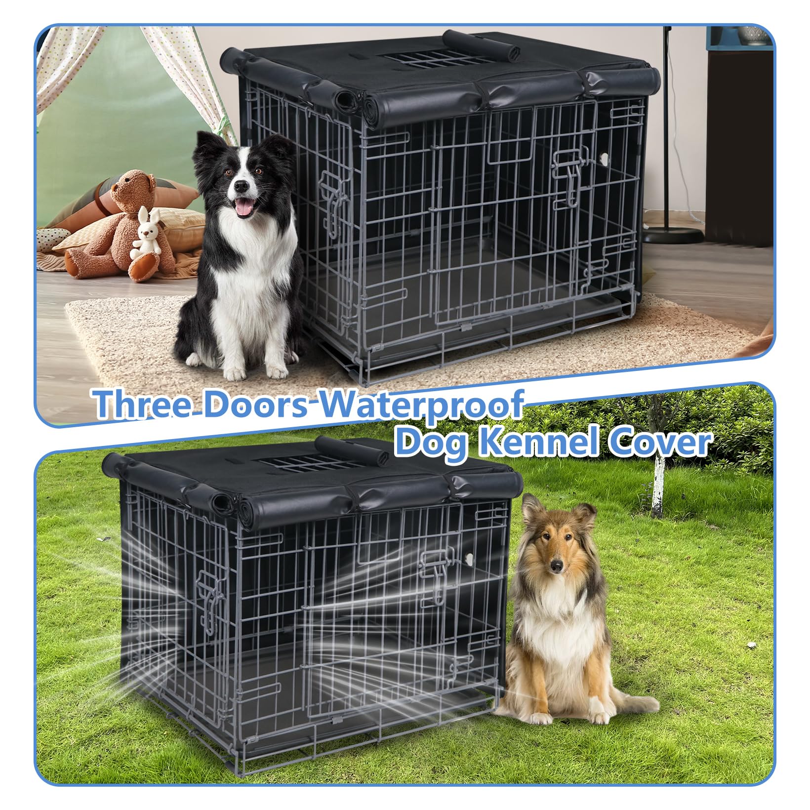 Peipaws nettoyage rapide de la couverture de cage chien.