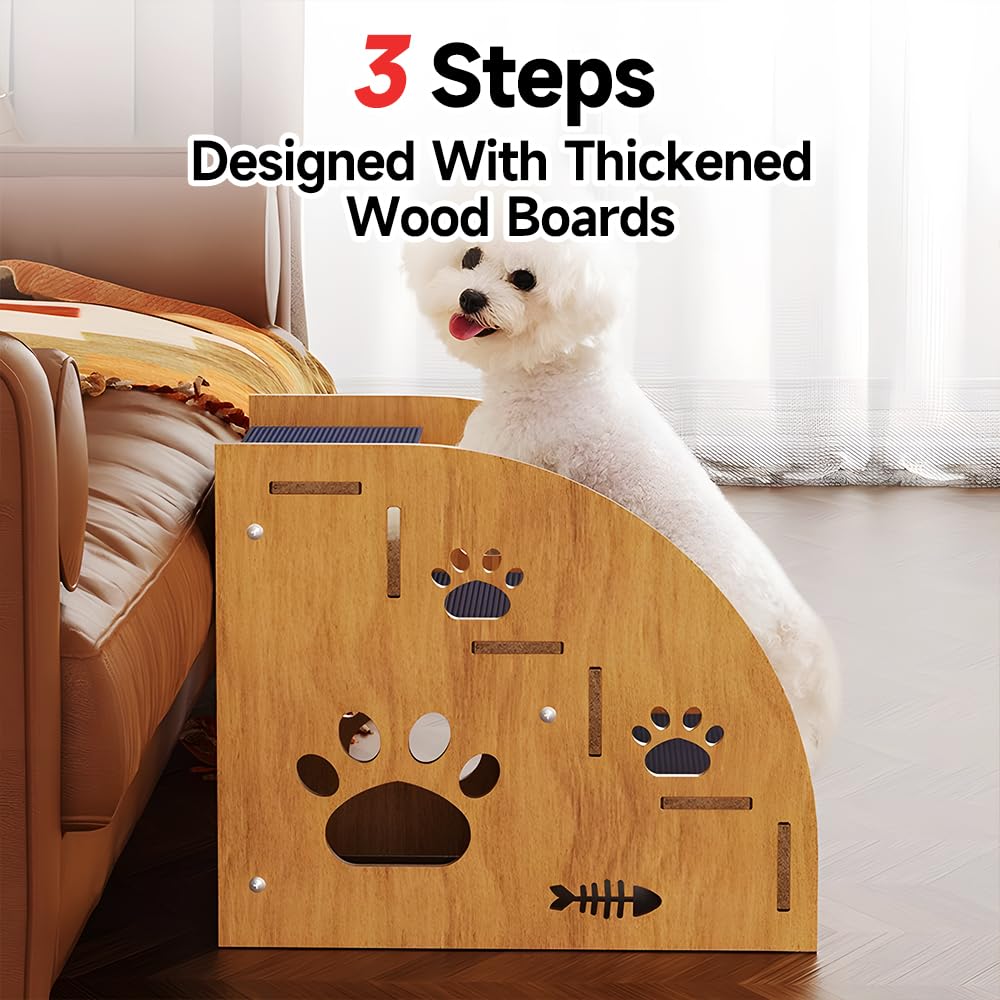 Tapis antidérapant sur chaque marche PEITA PET.