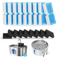 PEKTACO filtre pour fontaine 3,2 L – améliore l'hydratation de votre animal.