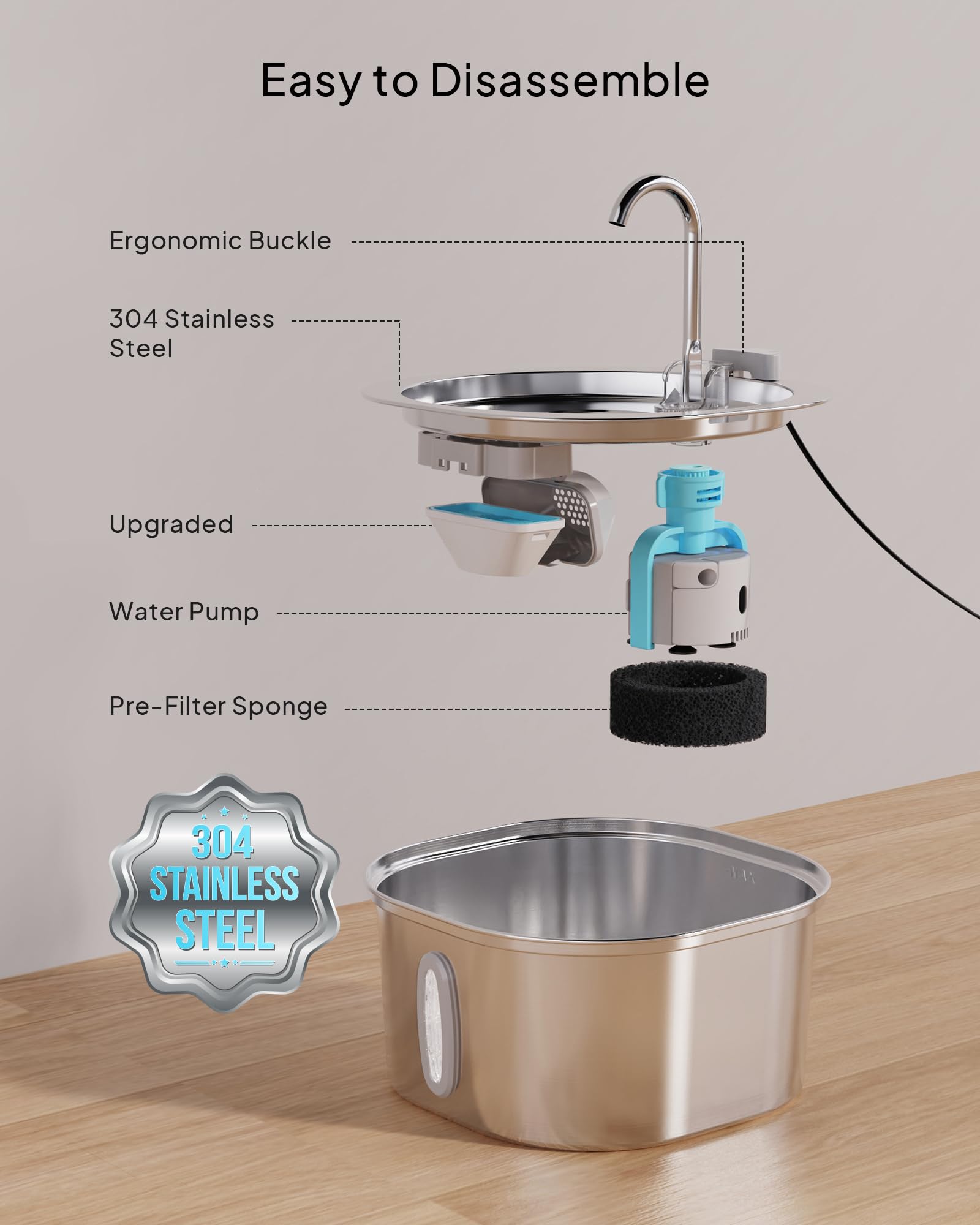 PEKTACO puissance 15W, énergie efficace et fluide