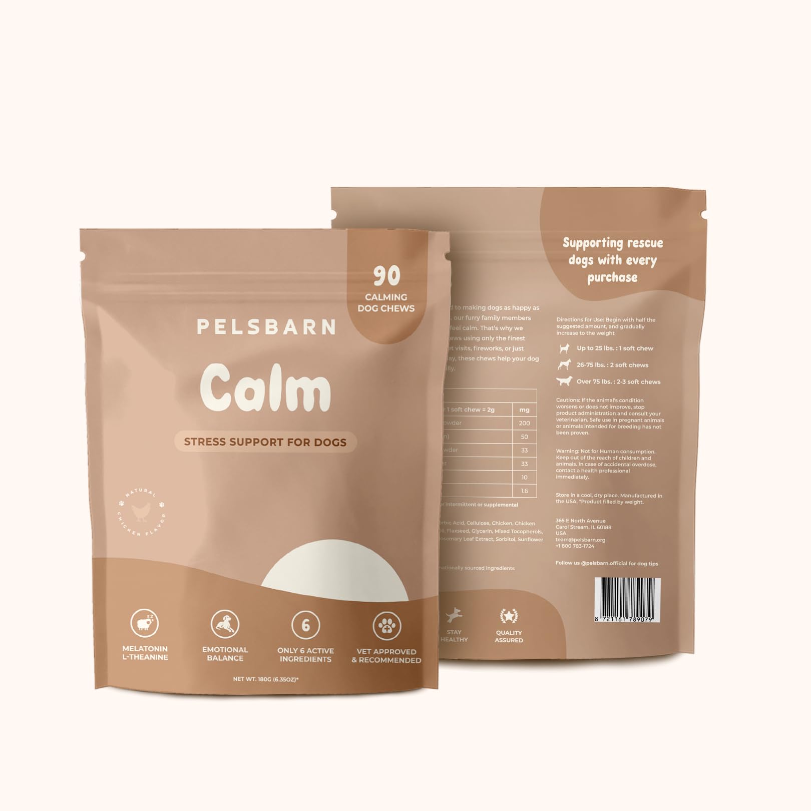 Pelsbarn friandises apaisantes – conseils d’utilisation quotidiens pour chiens actifs.