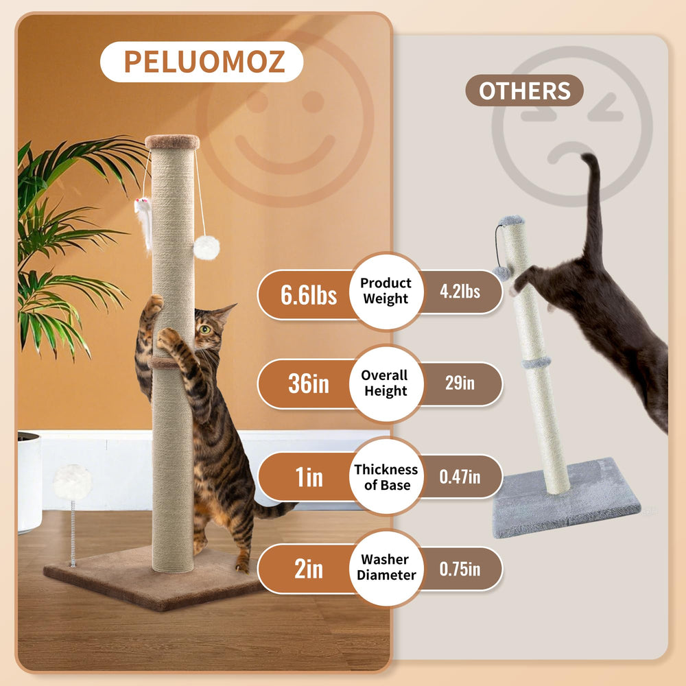 Peluomoz boule peluche pendante pour stimulation.