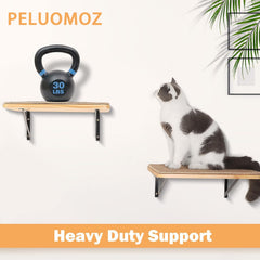 PELUMOZ étagères en pin massif 42x25 cm stabilité et confort
