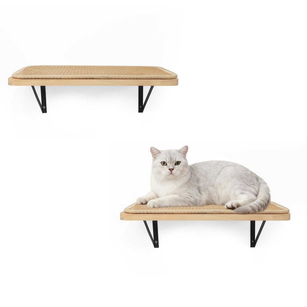 PELUMOZ étagères chats avec tapis grattoir pour espace jeu et repos
