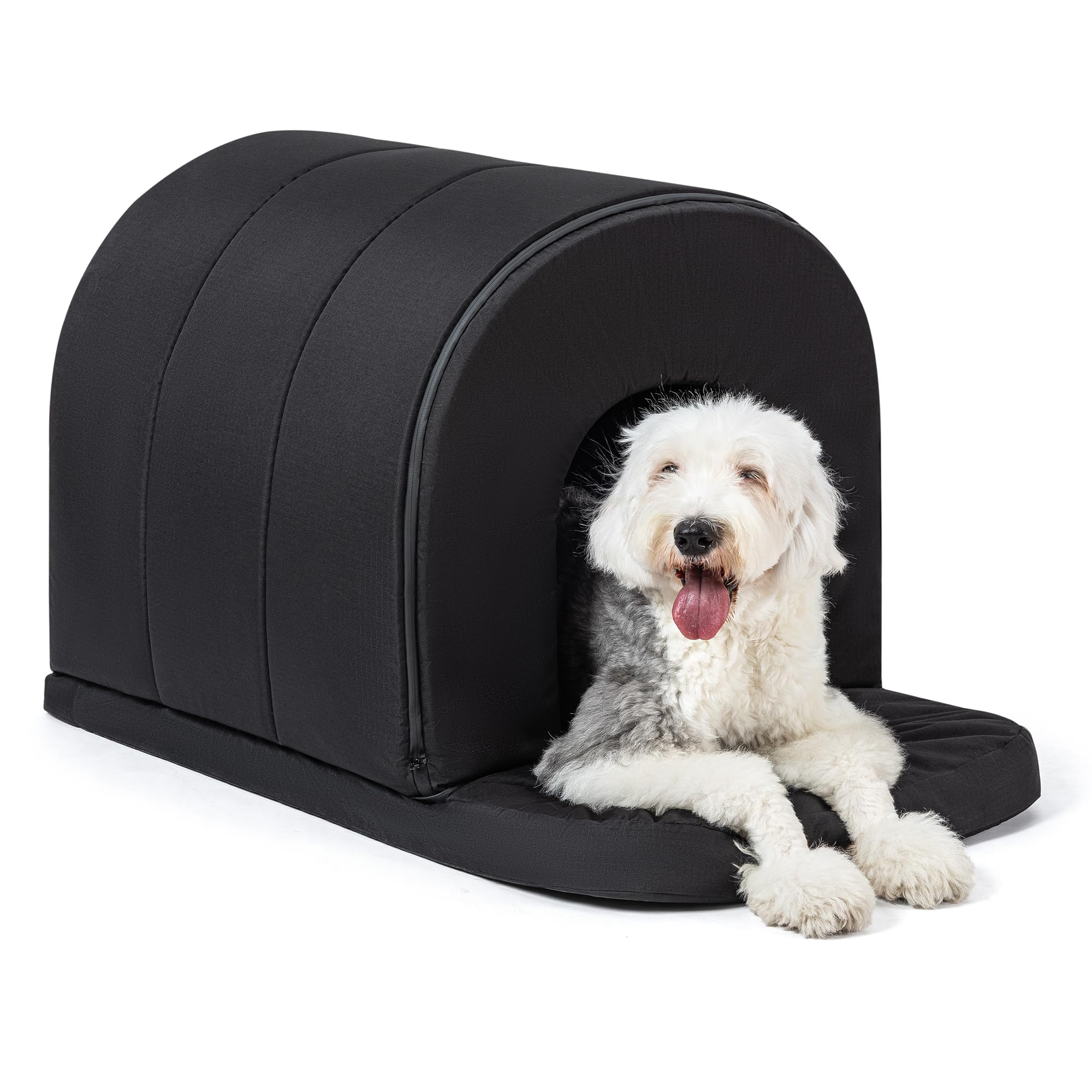 Pelzin-maison-chien-exterieur-porche-impermeable: abri extérieur sûr et confortable.