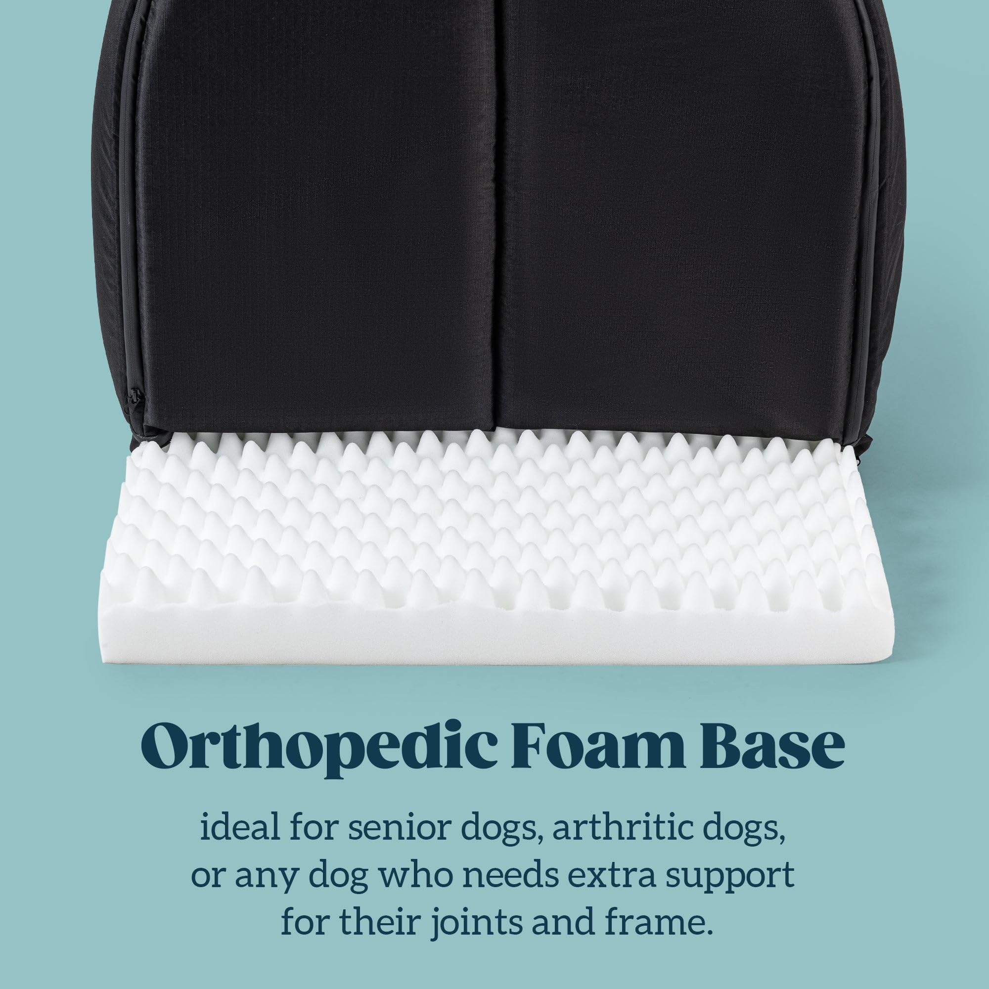 Pelzin-mousse-orthopedique-nid-d-abeille-3-pouces: soutien articulations et repos agréable.