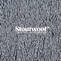 Pelzin Stoutwool gros plan sur texture laine synthétique douce