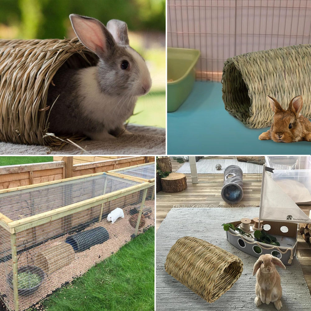 PEMAR tunnel-habitat-en-herbe-marine, stimule activite ludique et protege pattes.