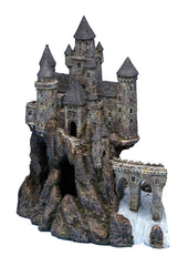 Château du Magicien PENN-PLAX Partie A vue de face, décor enchanteur pour aquarium.