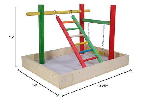 Penn-Plax Bird Life Playpen design portable, pratique pour déplacements et rangement