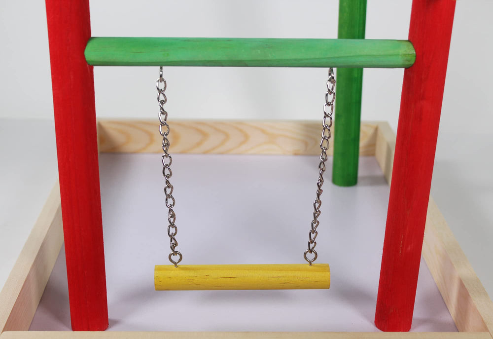 Penn-Plax Bird Life Playpen perches deux, surfaces confortables pour grattage et repos