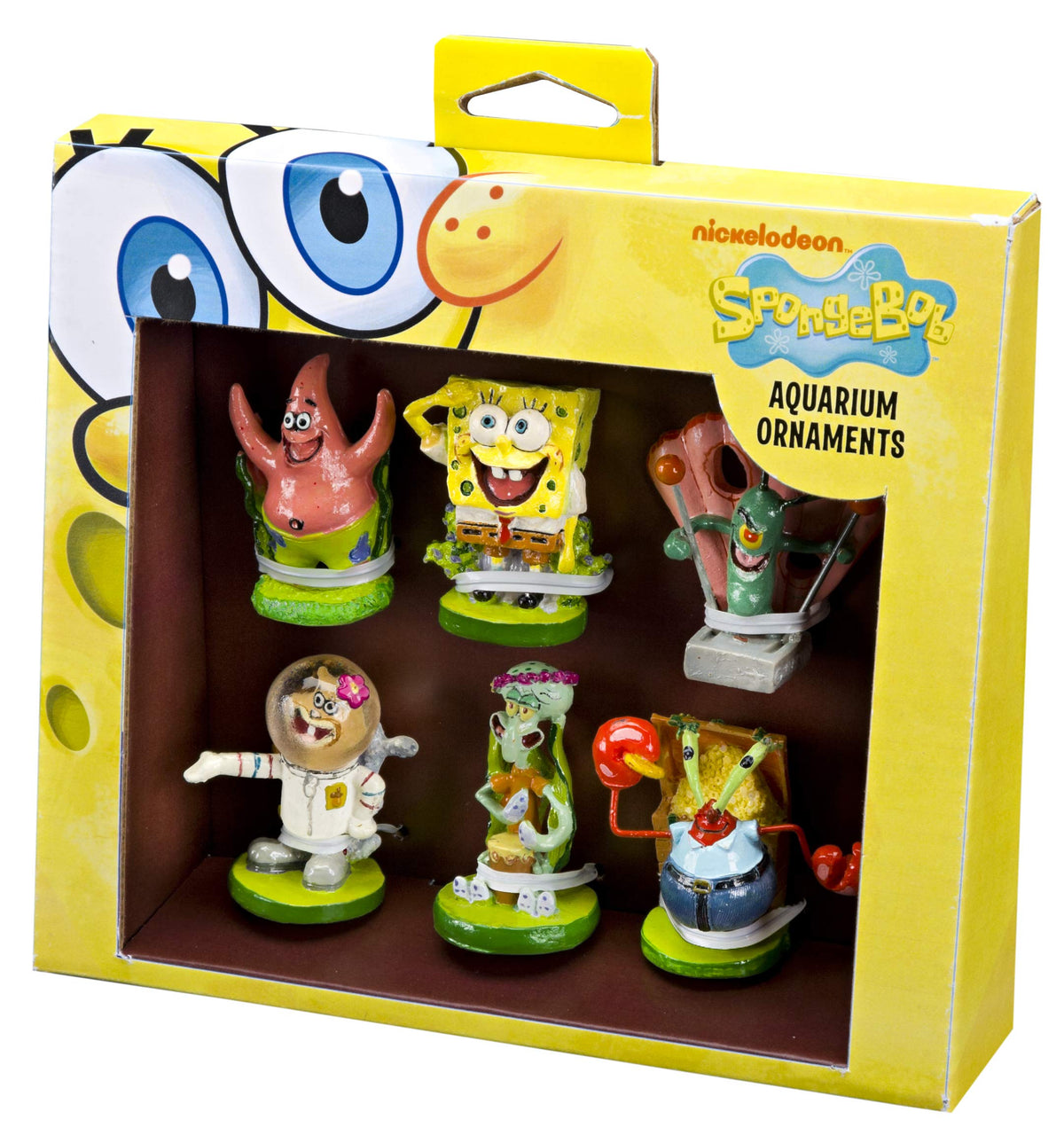 Penn-Plax Bob l'éponge mini-ornement pour aquarium, apporte couleur et thème Bikini Bottom