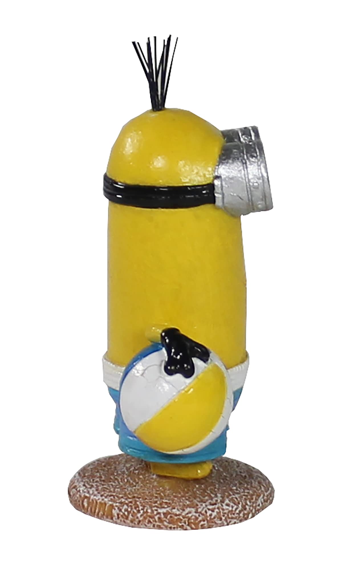 Penn-Plax Bob: décor minion plage pour aquarium, facile à nettoyer.