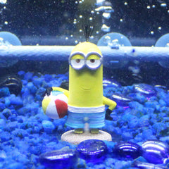 Penn-Plax Stuart: décor minion plage pour bac, attire l’œil.
