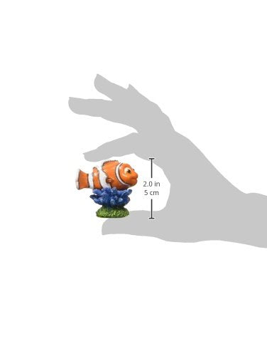 Détail du décor Penn-Plax poisson-clown offrant une ambiance récifale dans les petits aquariums.