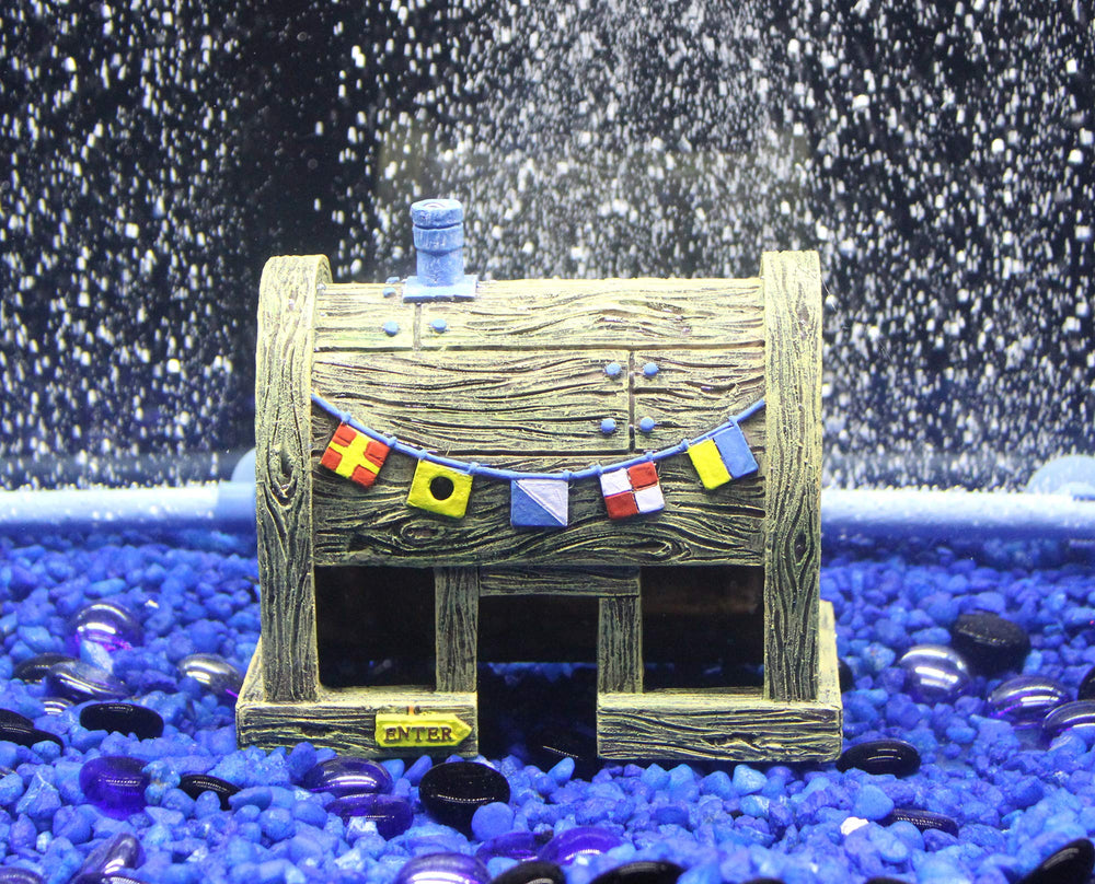 Ornement résine Krusty Krab Penn-Plax, action rapide et stable