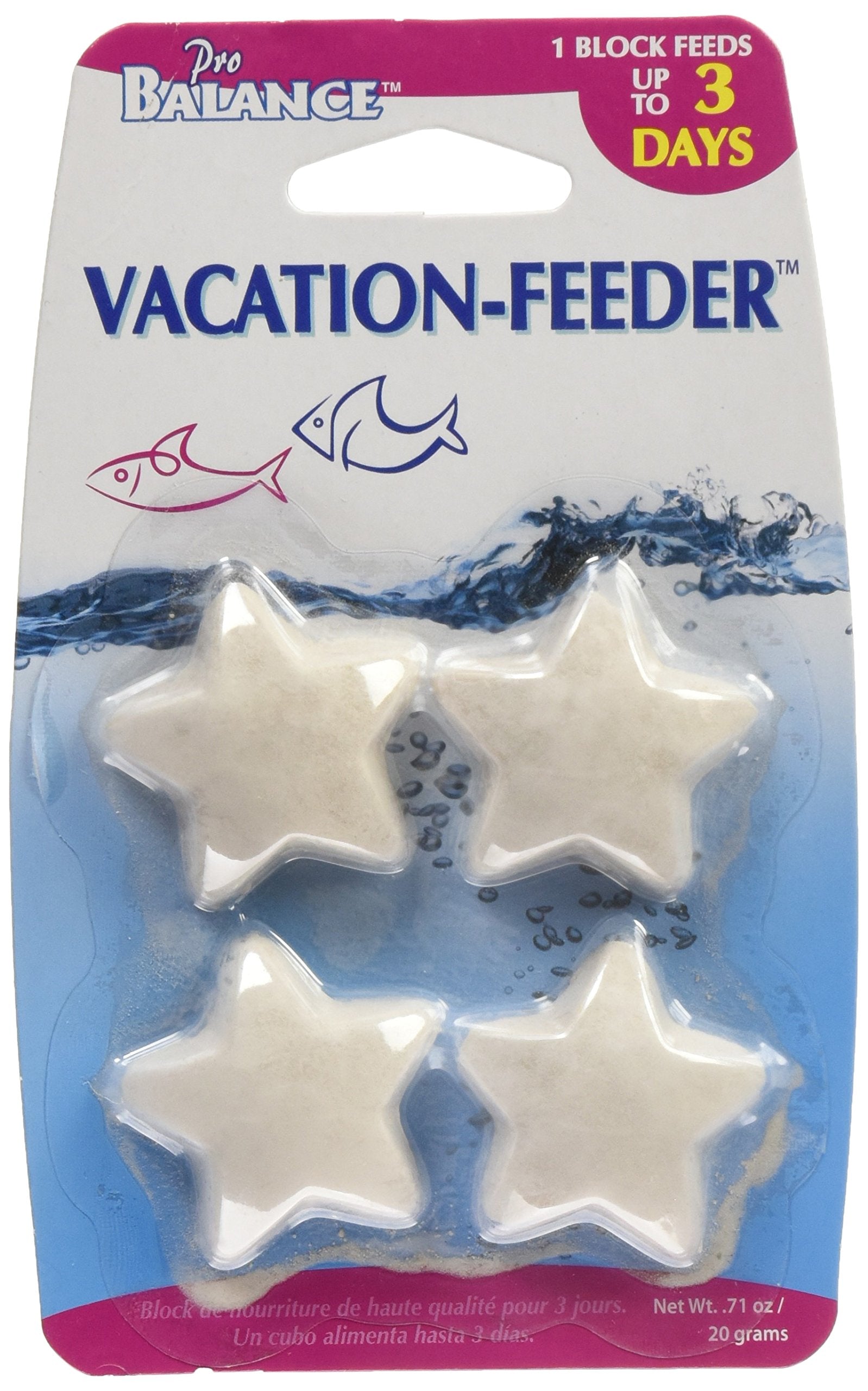 Bloc étoile de mer Penn-Plax Pro Balance nourrissant lentement vos poissons pendant vos vacances.