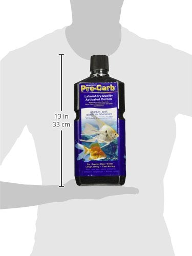 Média filtre Penn-Plax Pro-Carb, carbone actif, illustrant son utilisation pour obtenir une eau saine et claire.