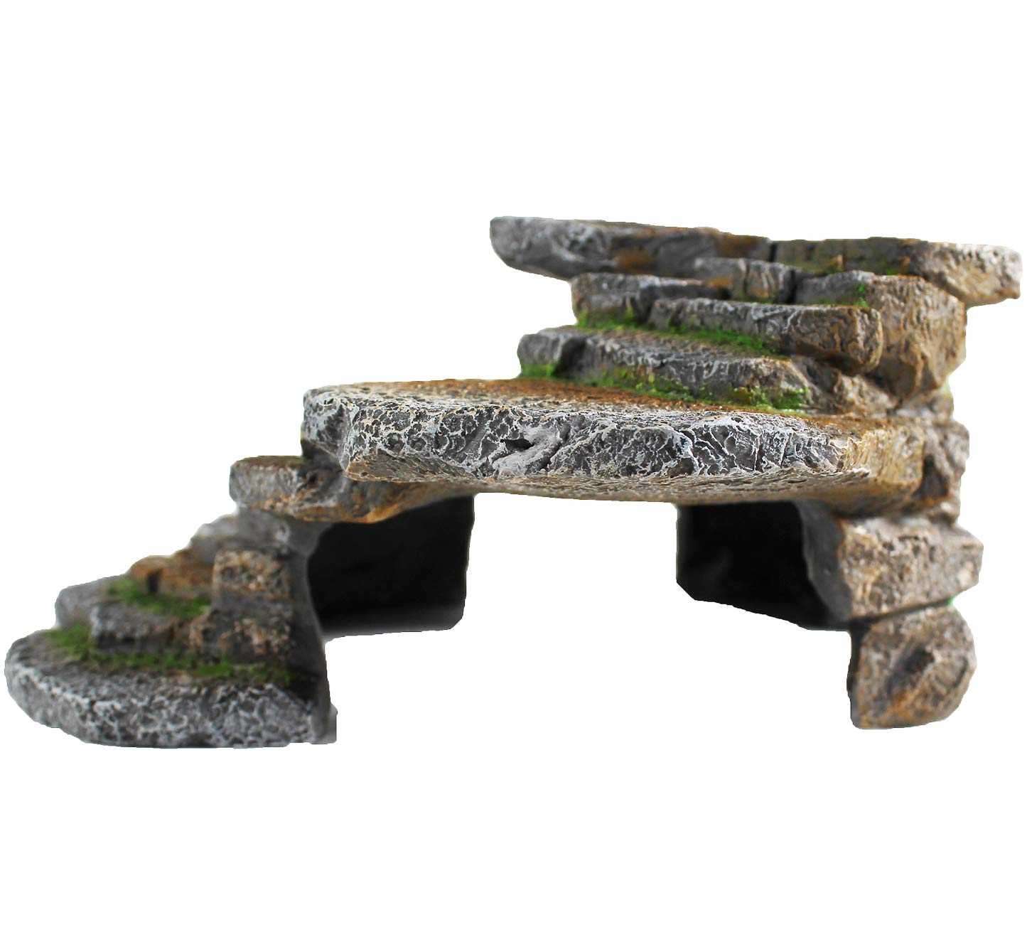 PENN-PLAX Reptology Shale Scape Résine Stable Base : base robuste qui reste en place sous l'eau.