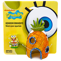 Penn-Plax Spongebob et maison-ananas: décor amusant pour aquarium