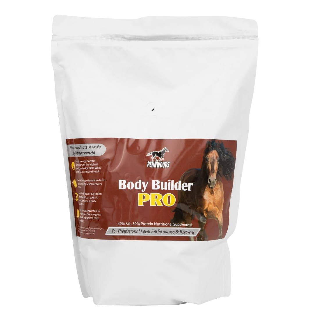 Pennwoods Body Builder Pro, poudre cheval-poids, soutien potentiel à la prise de poids