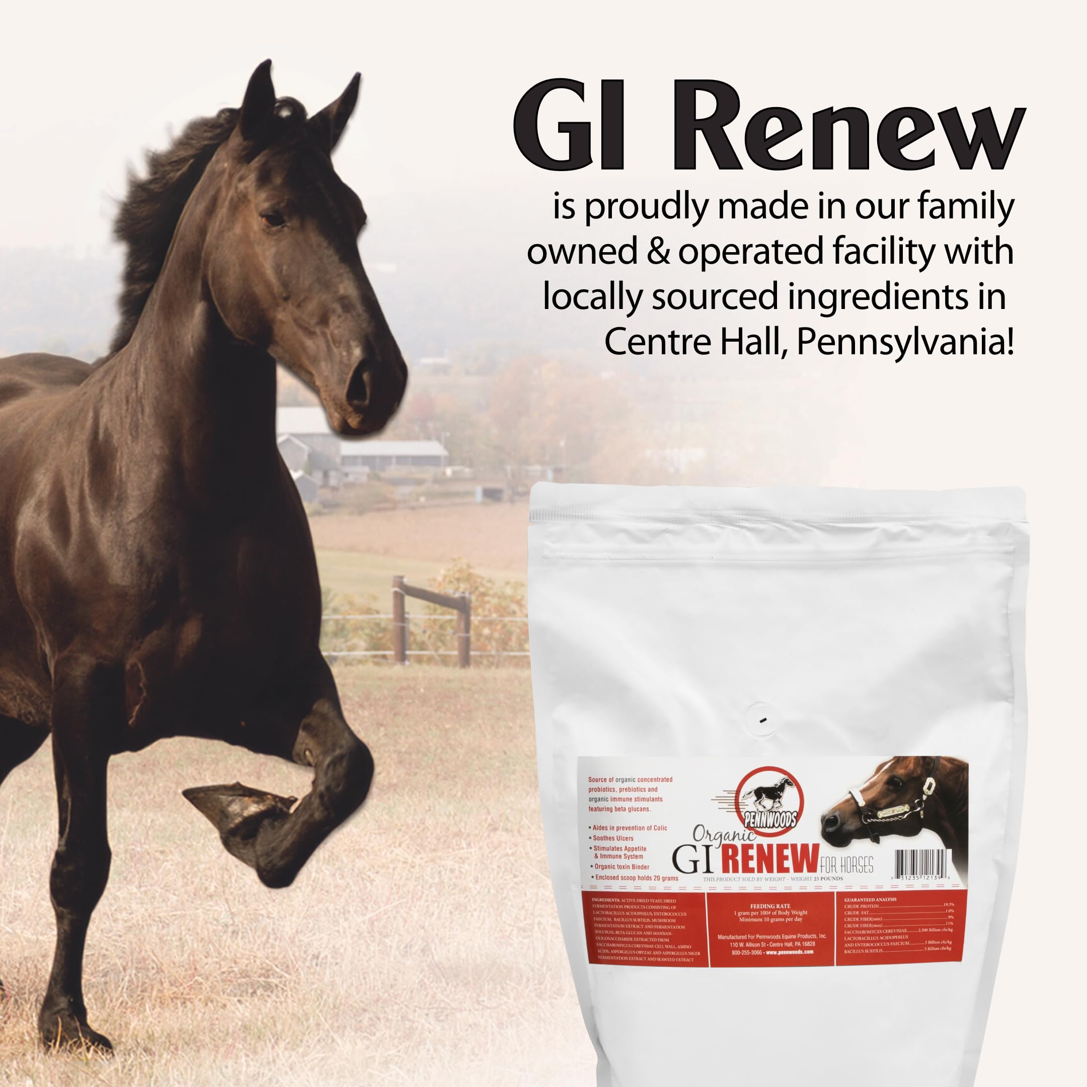 Pennwoods GI Renew appétit-cheval peut stimuler l'appétit lors des repas.
