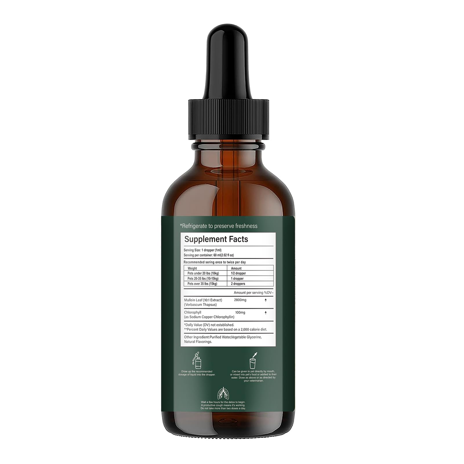 Penoran doseur-gouttes précis, dosage facile selon le poids de l'animal.