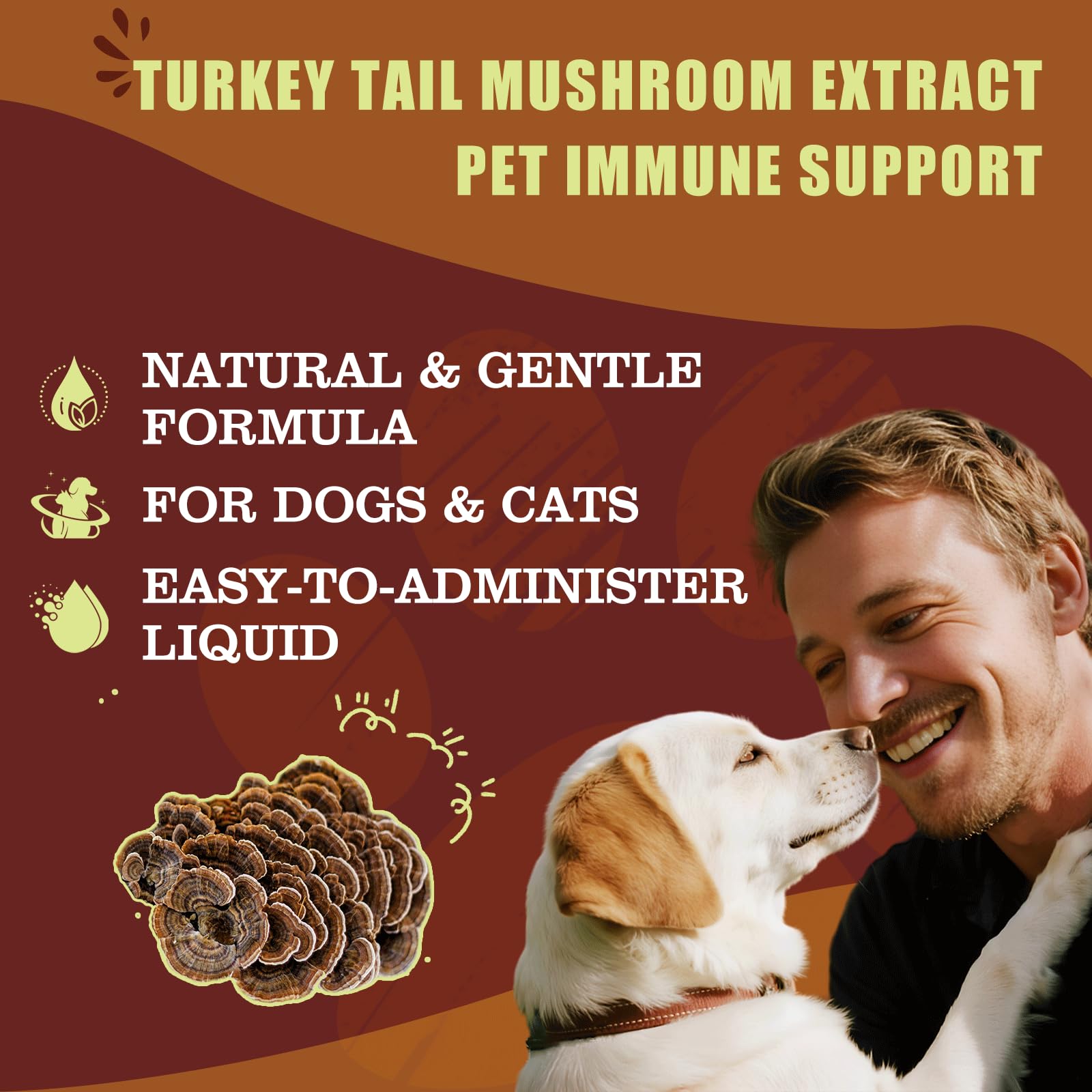 Penoran Turkey Tail doseur pipette, prise précise pour l alimentation.