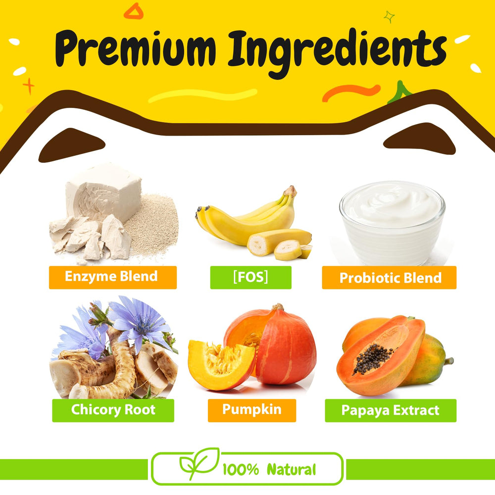PENPEN Probiotiques chien – gomme-boeuf, peau et pelage sains.