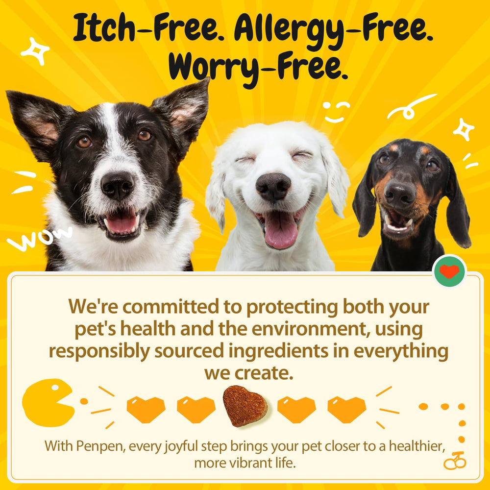 Soutien potentiel pour peau et poil sains chez le chien.