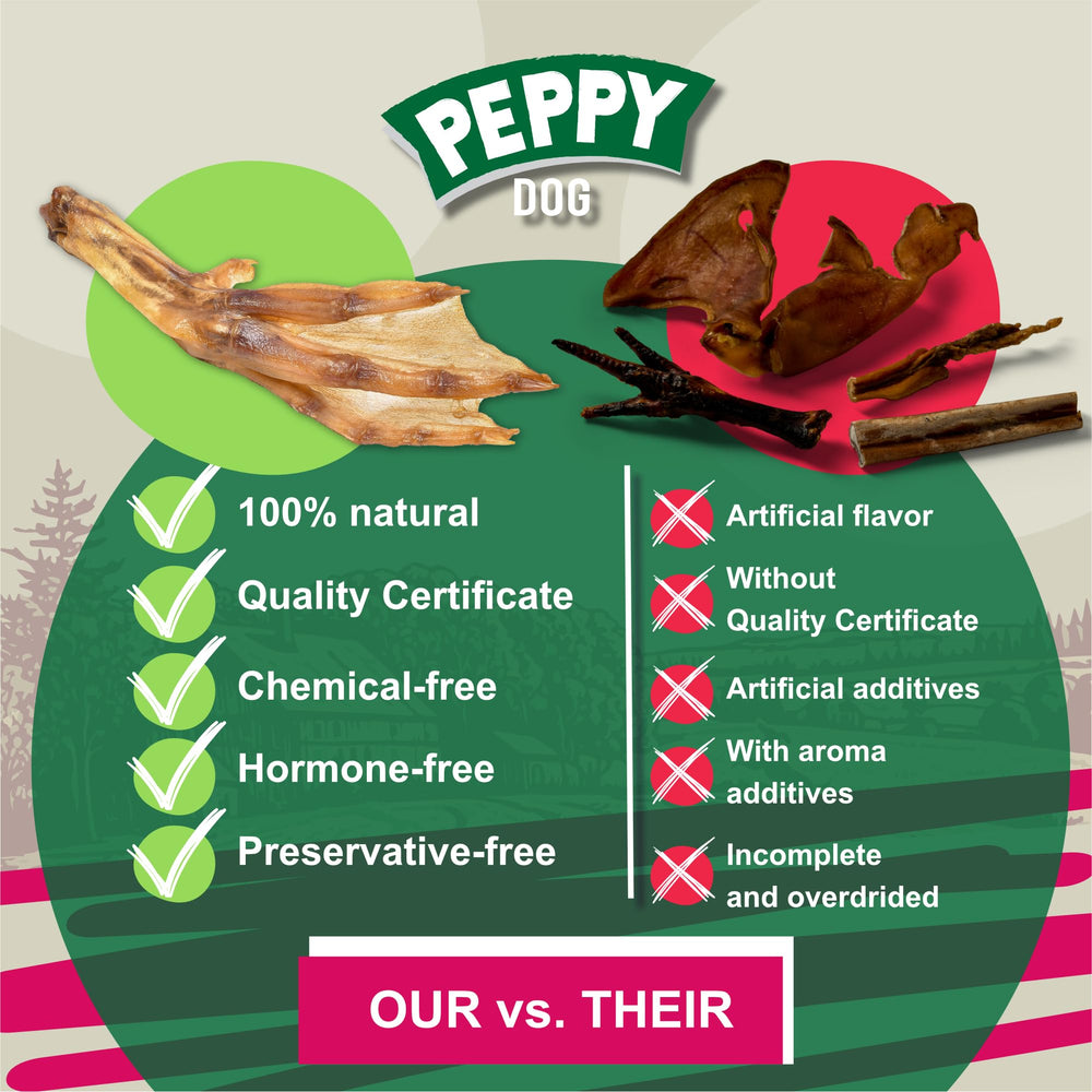 PEPPY DOG ingredients pattes de canard entieres 7oz liste simple