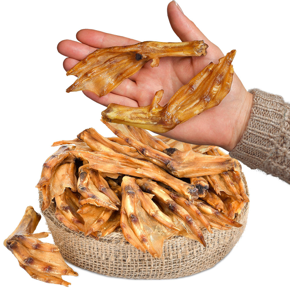 PEPPY DOG os de canard 20 pièces en emballage, récompense naturelle pour chien