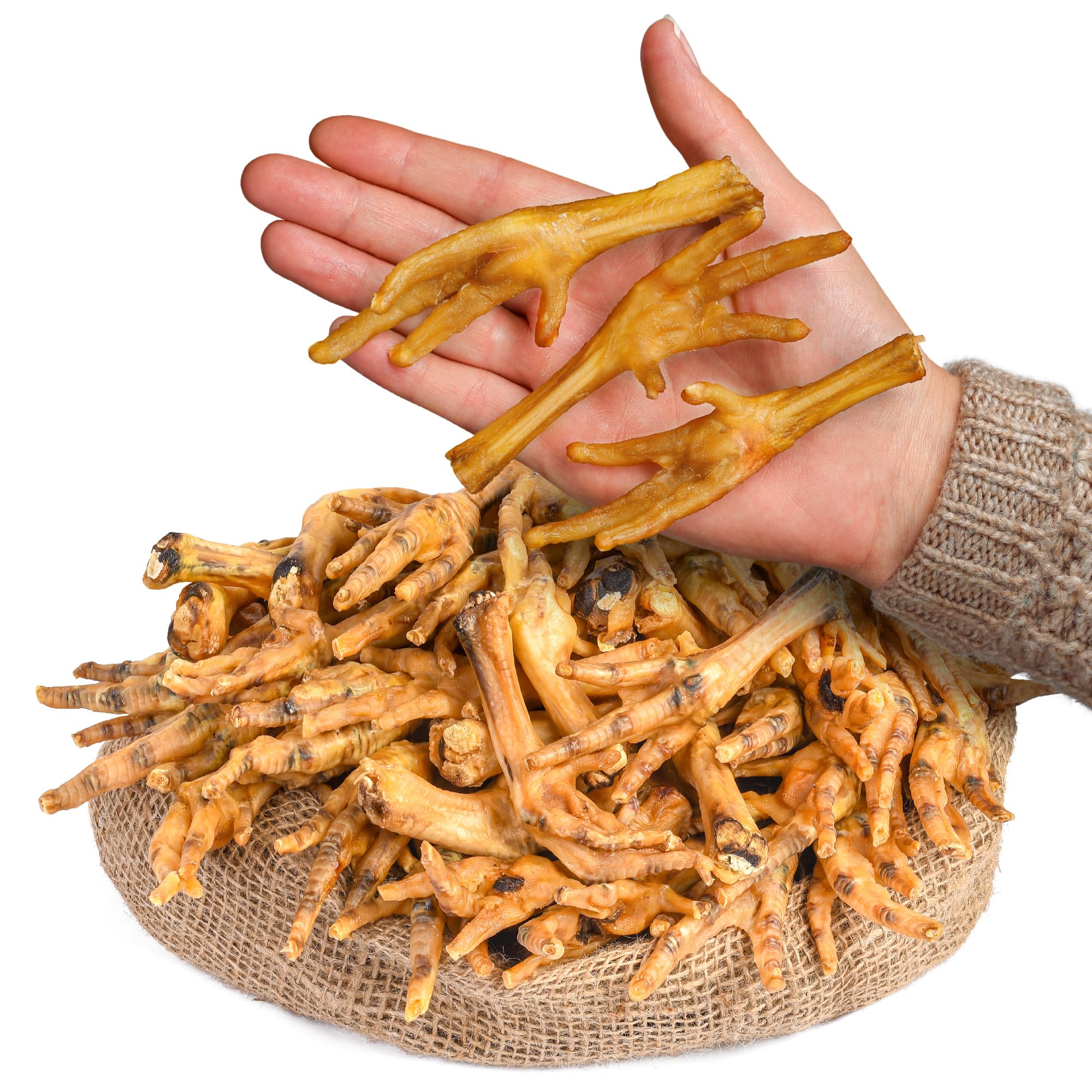 PEPPY DOG – Pattes de poulet déshydratées, fraîcheur naturelle pour récompenser votre chien