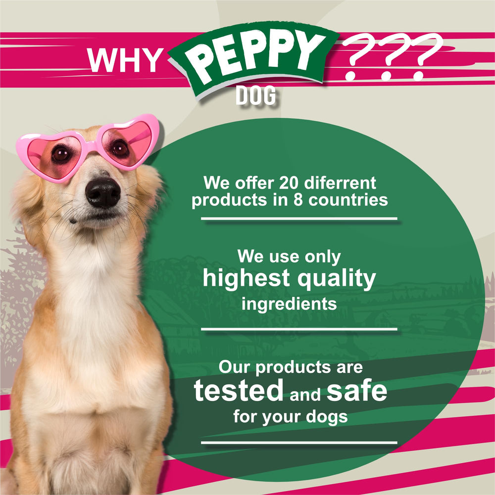Peppy Dog récompense adaptée pour chiens de petites et moyennes tailles