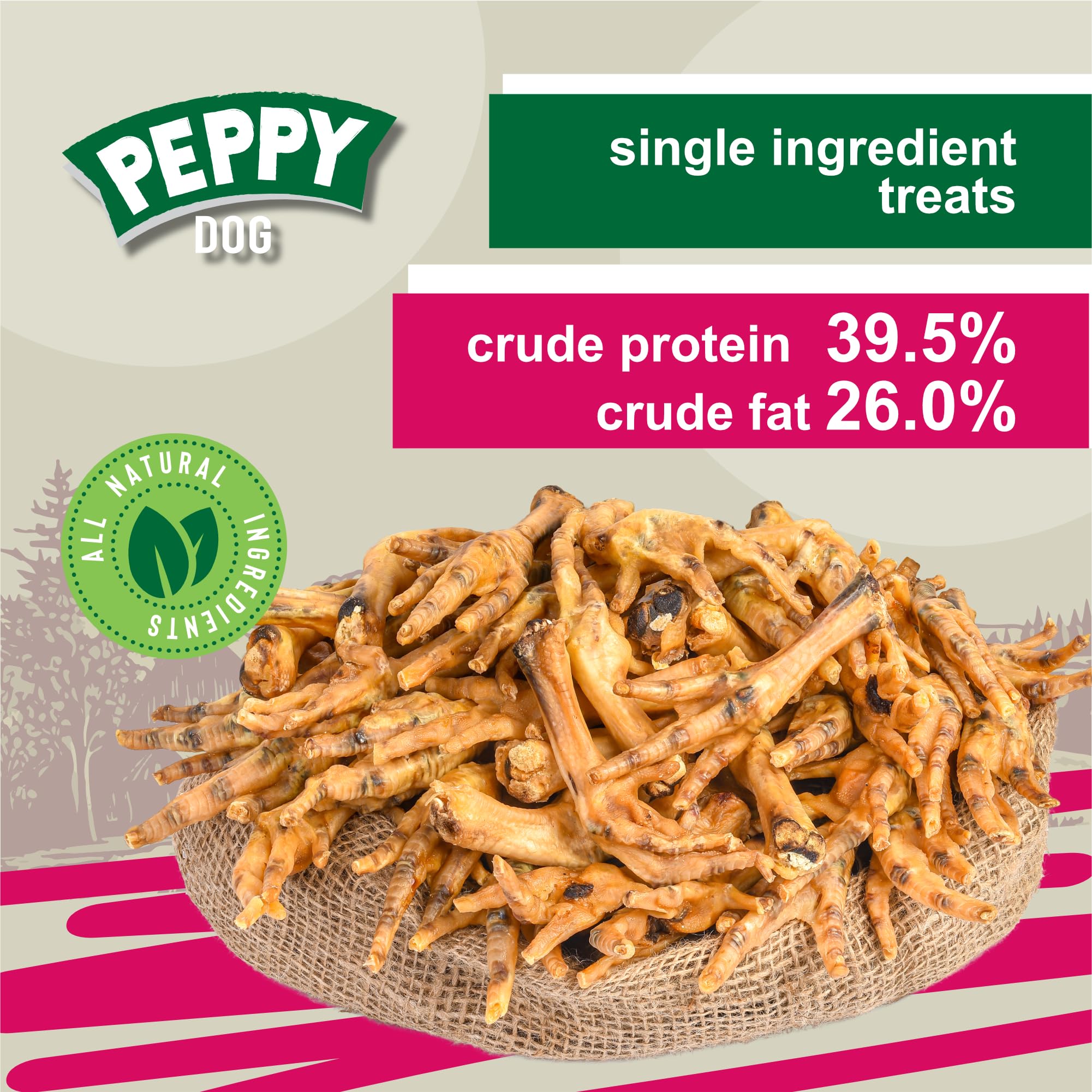 PEPPY DOG – Texture croquante qui plaît et soutient le plaisir de mastication