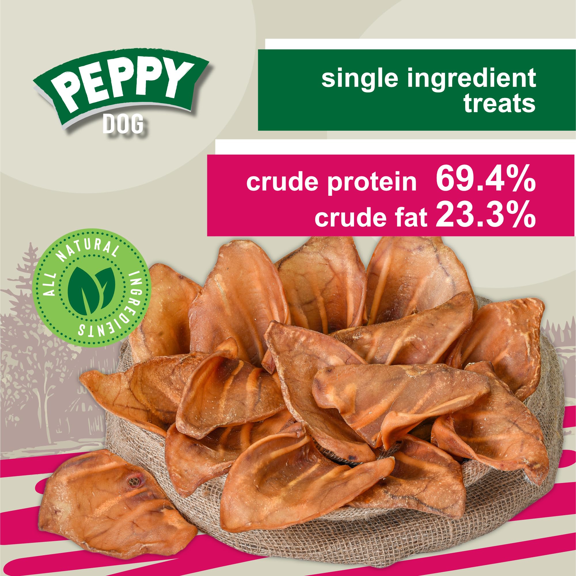 Peppydog emballage sans additifs: option sûre pour récompense sans conservateurs.