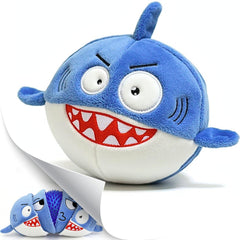 Sharky PeppyPawz dans sa boîte cadeau prête à offrir.