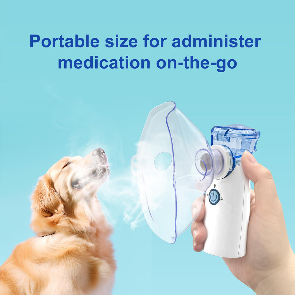 Pepultech nébuliseur portable design rechargeable pour soins à domicile.