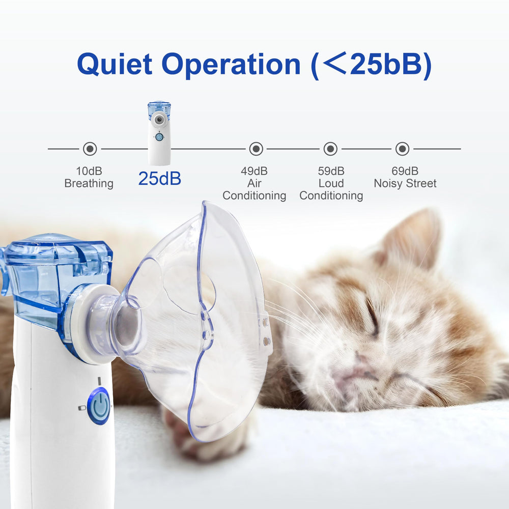Pepultech nébuliseur portable usage domestique pratique et silencieux.