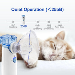 Pepultech nébuliseur portable usage domestique pratique et silencieux.