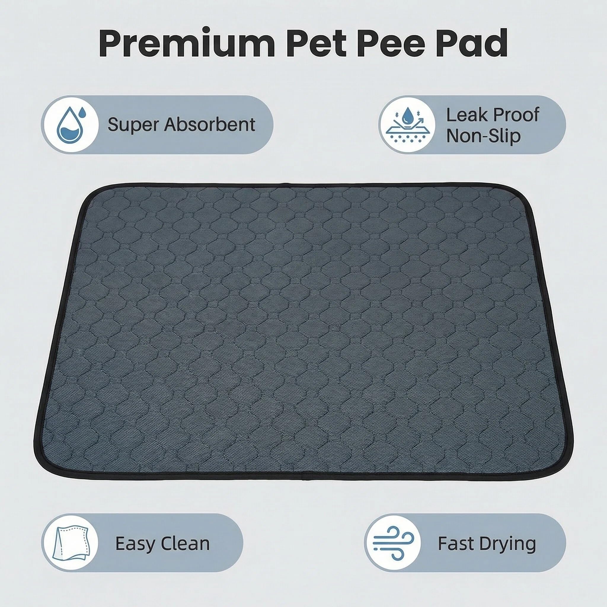 Pequano: imperméable, doublure TPU, tapis-litière-cage protège le sol.