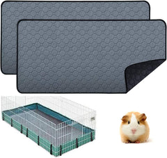 Pequano-tapis cage animal ensemble deux tapis: pratique et économique pour petits animaux.