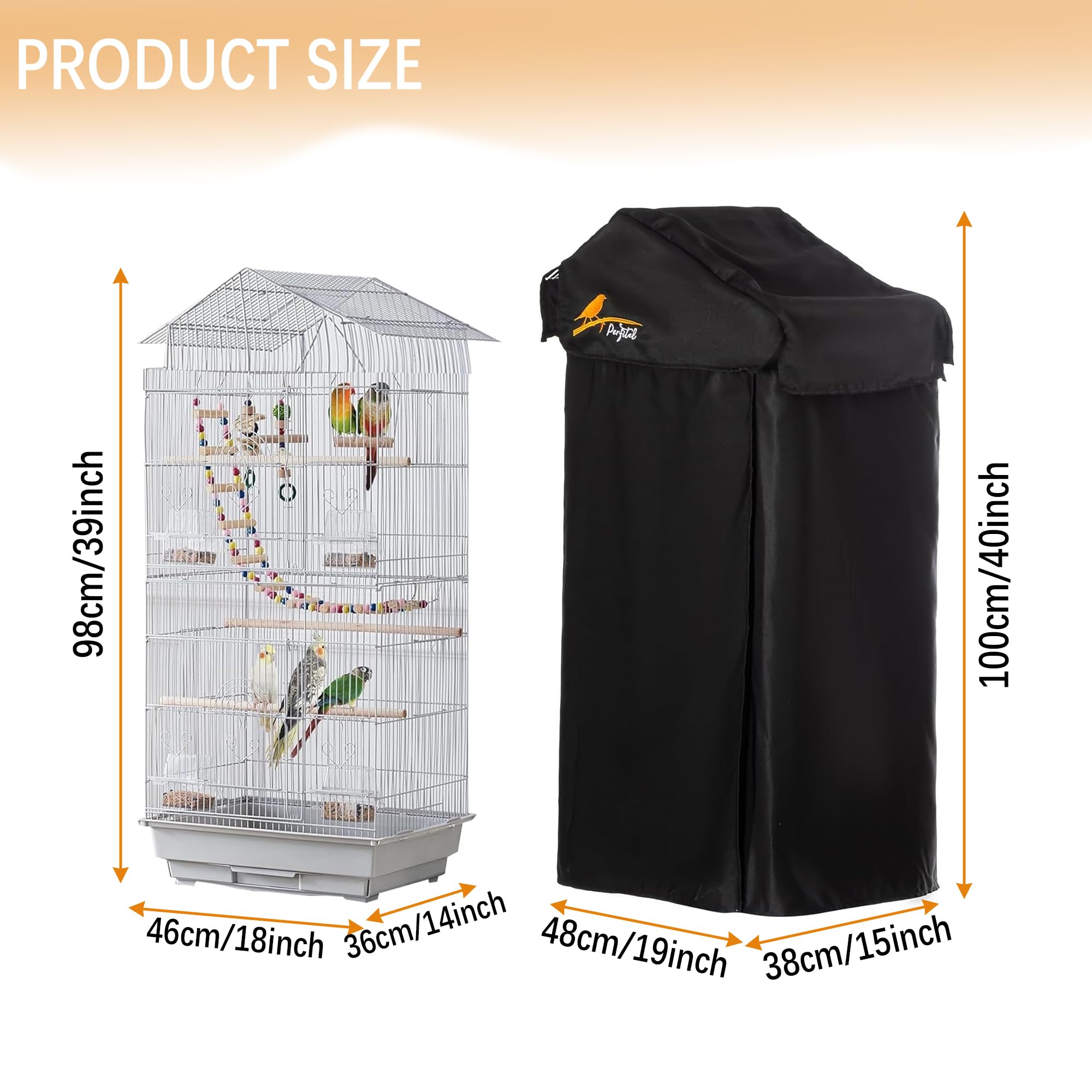 Perfitel utilise un tissu nylon twill respirant et durable pour la cage.