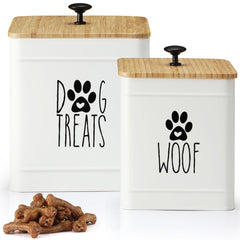 PERFNIQUE bocaux hermétiques pour friandises chien sur plan de travail, fraîcheur garantie