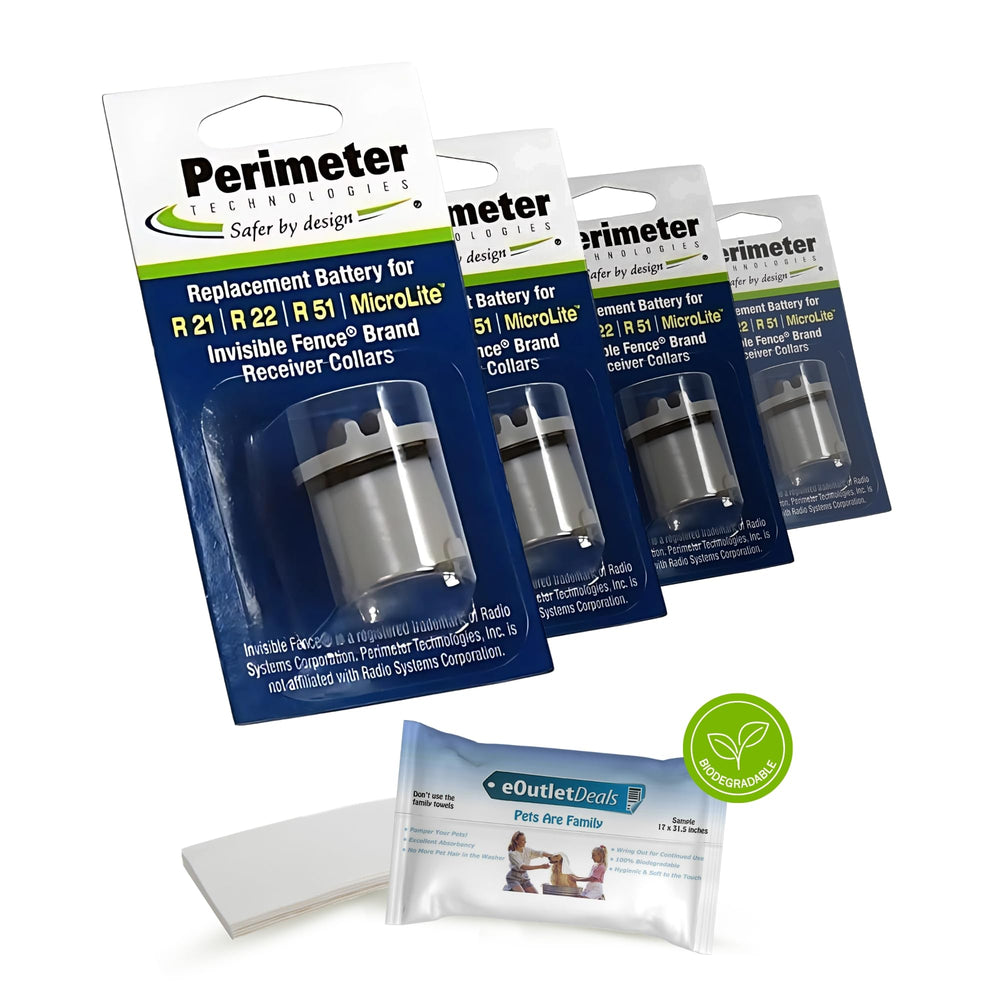 Perimeter Technologies - pile-collier-invisible-fence-compatible: remplacement fiable et léger