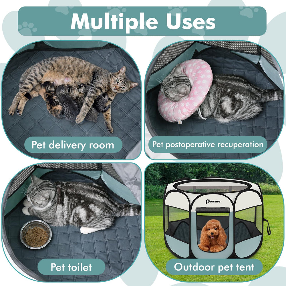 Persure parc chien chat durable et résistant aux griffes.