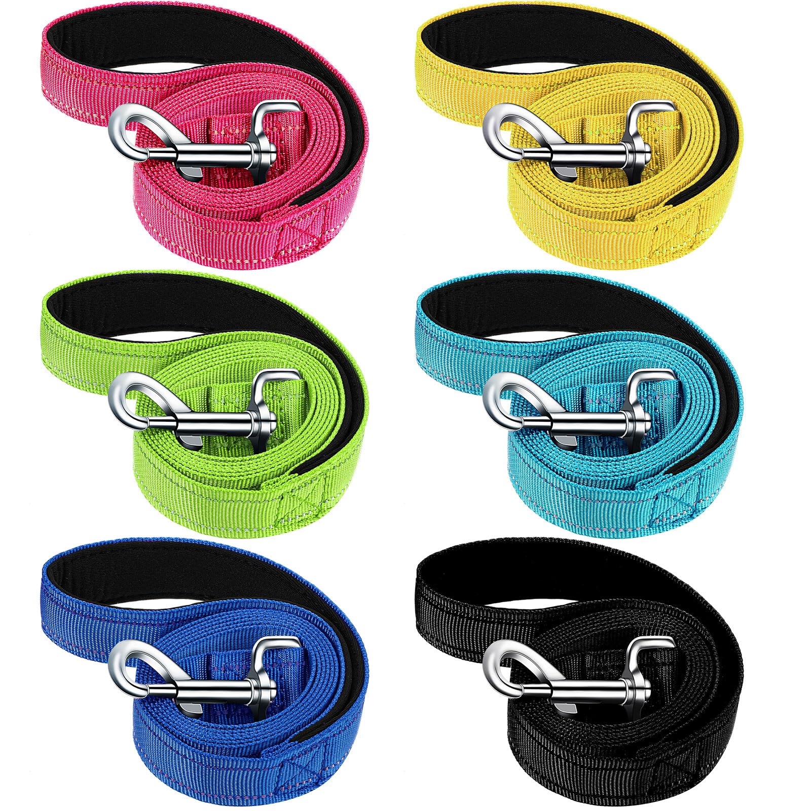 Laisse Perthlin en nylon 5 pieds pour chien moyen/grand, légère et fiable.