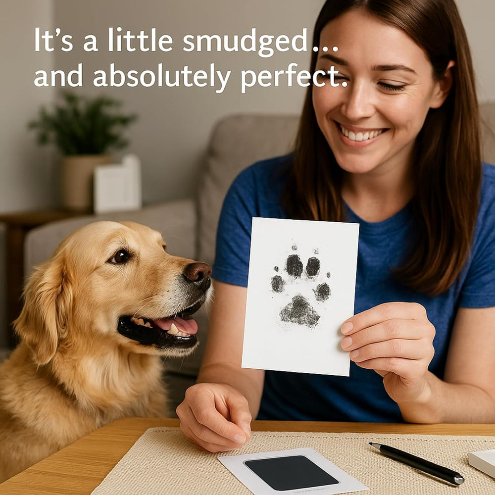 Cadre mémoire PERZUMI pour présenter l’empreinte avec soin.