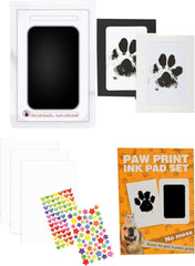 Kit PERZUMI empreinte patte sans encre pour impressions propres et faciles.
