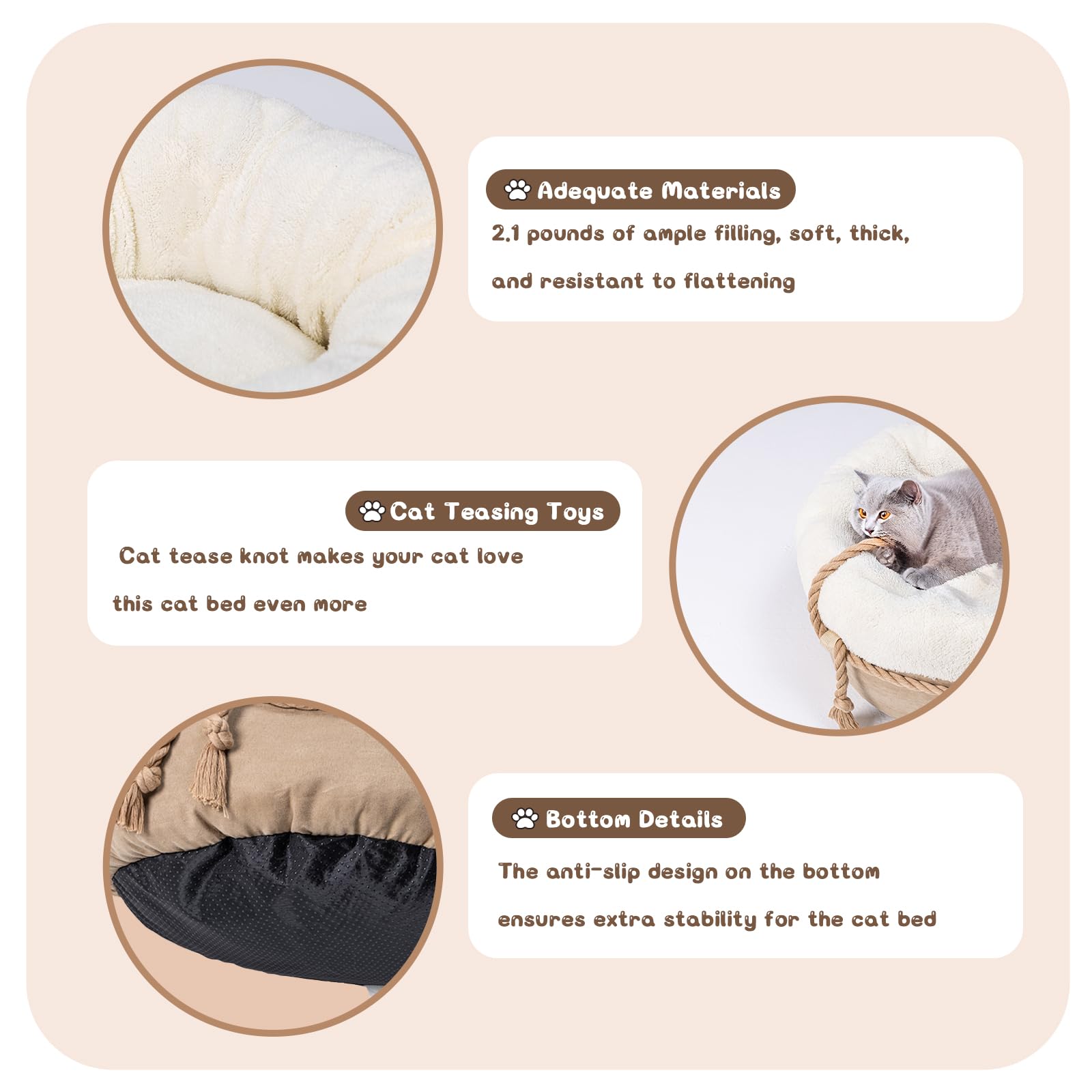 Tissu doux et durable recouvrant le lit Pesen